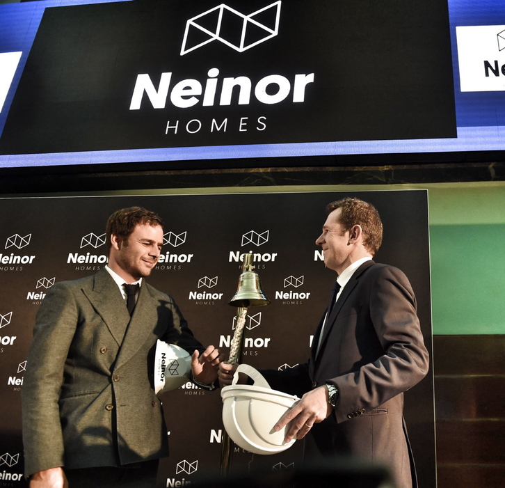 Salida a Bolsa de Neinor Homes. (ARGAZKI PRESS)