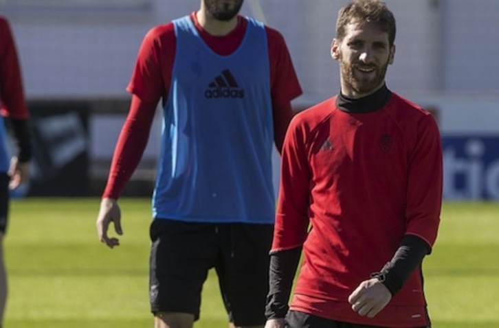 Fausto asegura que los jugadores lo van a dar todo el sábado ante el Athletic. (OSASUNA)