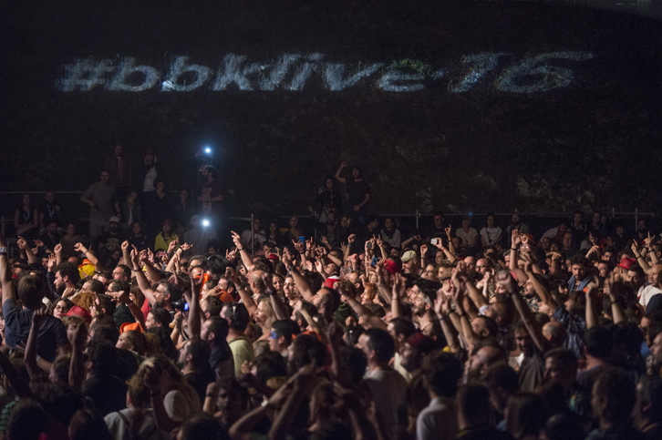 Concierto de Editors en el BBK Live 2016. (Monika DEL VALLE / ARGAZKI PRESS)