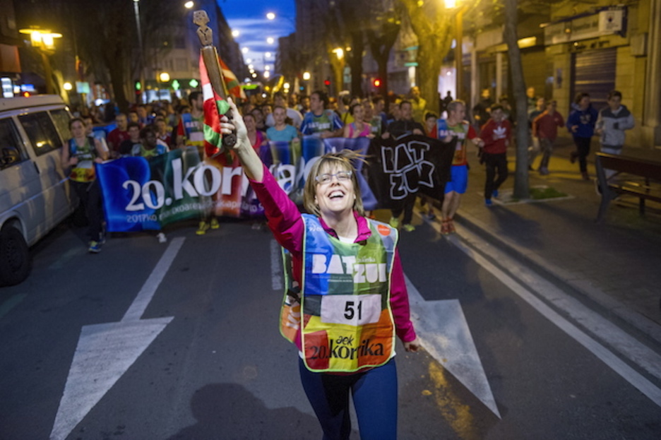Rostro de felicidad. (Juanan RUIZ / ARGAZKI PRESS) Rostro de felicidad. (Juanan RUIZ / ARGAZKI PRESS)