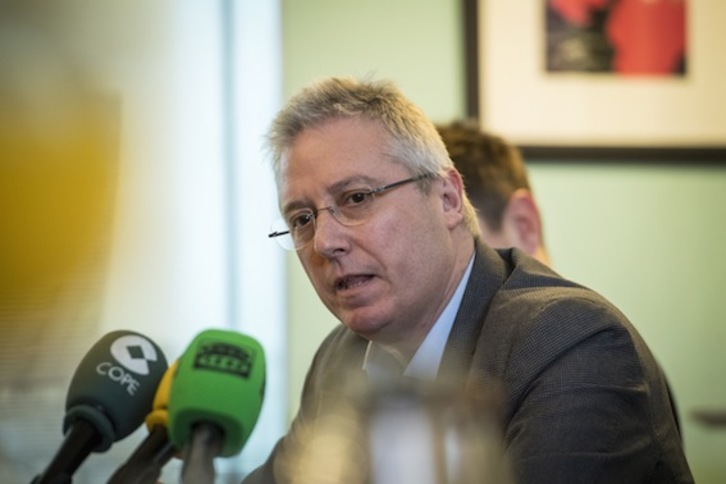 Jose Ignacio Asensio, Ingurumen diputatu eta GHKko presidentea. (Gorka RUBIO/ARGAZKI PRESS)