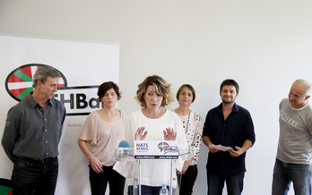 Les candidats EH bai et leurs suppléants © Bob Edme