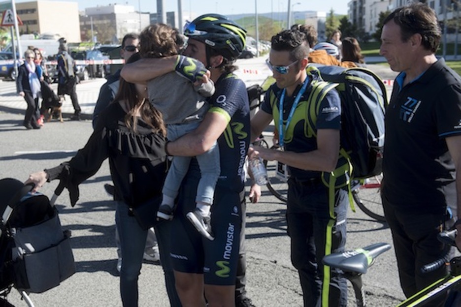 Gorka Izagirre, al final de la etapa. (Iñigo URIZ/ARGAZKI PRESS) Gorka Izagirre, al final de la etapa. (Iñigo URIZ/ARGAZKI PRESS)