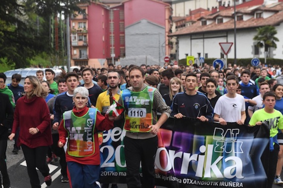 Korrika, Andoaingo karriketan. (Jon URBE/ARGAZKI PRESS) Korrika, Andoaingo karriketan. (Jon URBE/ARGAZKI PRESS)