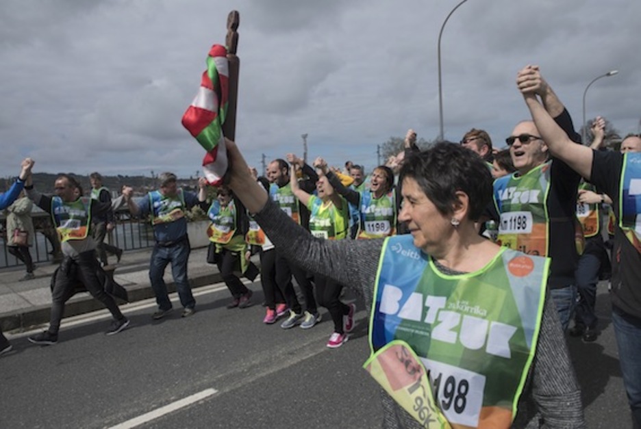 AEKko Mertxe Mujika, kilometro partekatuan. (Jon URBE/ARGAZKI PRESS) AEKko Mertxe Mujika, kilometro partekatuan. (Jon URBE/ARGAZKI PRESS)
