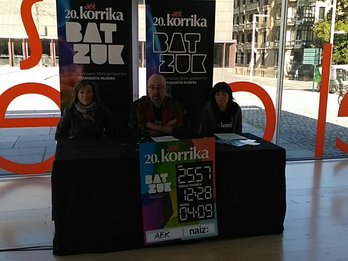 Korrikaren azken eguneko jaia aurkeztu dute Iruñean. (@irunerrikoaek)