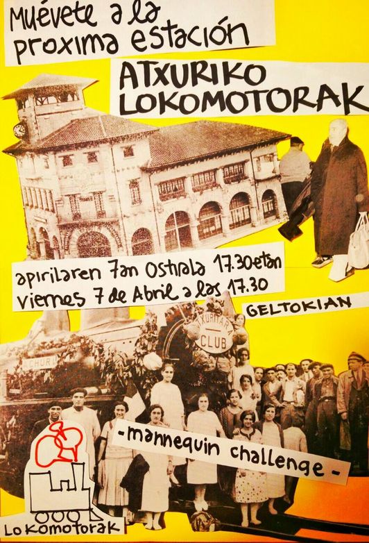 Atxuriko Lokomotorak kartela.