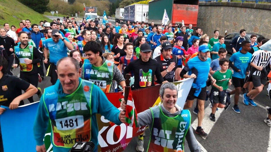 Etxebarriako Udalaren kilometroa. (@gara_miantzi) Etxebarriako Udalaren kilometroa. (@gara_miantzi)