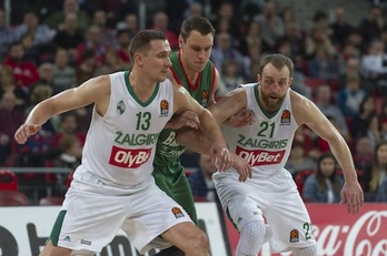 El conjunto baskonista no ha podido superar al Zalgiris. (Juanan RUIZ/ARGAZKI PRESS)