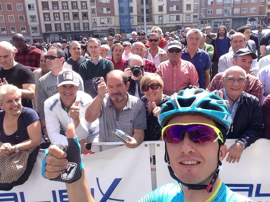 El vizcaino Pello Bilbao. (vía twitter @ehitzulia) El vizcaino Pello Bilbao. (vía twitter @ehitzulia)