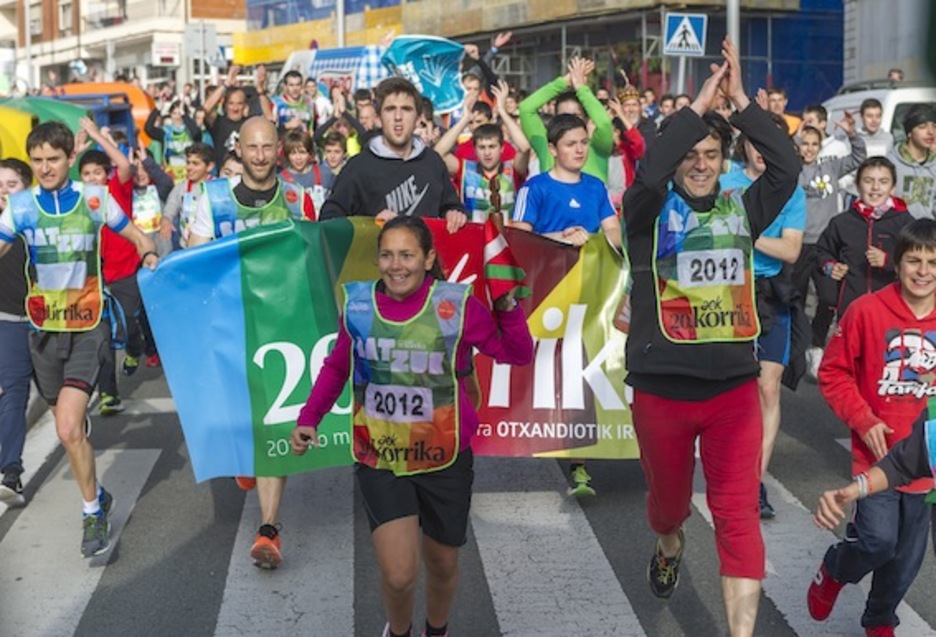 Korrika, Amurrion. (Juanan RUIZ/ARGAZKI PRESS) Korrika, Amurrion. (Juanan RUIZ/ARGAZKI PRESS)