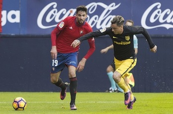 Osasuna no podrá vender entradas para el partido que los rojillos juegan en el campo del Atlético de Madrid. (OSASUNA)