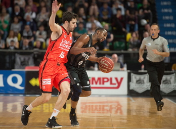 Bilbao Basket ha logrado un importante triunfo frente al Valencia. (Monika DEL VALLE / ARGAZKI PRESS)