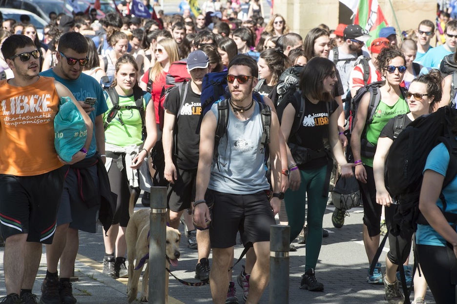 Gazte indarra, Igorrera bidean. (Monika DEL VALLE / ARGAZKI PRESS)