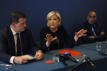 La candidata presidencial del Frente Nacional, Marine Le Pen. (Raymond ROIG/AFP)