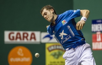 Unai Laso nagusitu da Labriteko partidan. (Jagoba MANTEROLA/ARGAZKI PRESS)