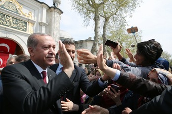El presidente turco, Recep Tayyip Erdogan, aumentará su poder tras el referéndum constitucional. (Yasin BULBUL/AFP) 