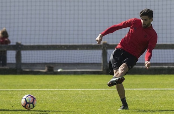 Kodro asegura que el equipo «va a darlo todo» en lo que resta de Liga. (OSASUNA)