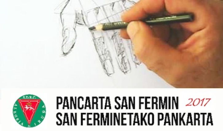 Hasta el 24 de mayo se pueden presentar bocetos para el concurso de la pancarta sanferminera de Alegría de Iruña.