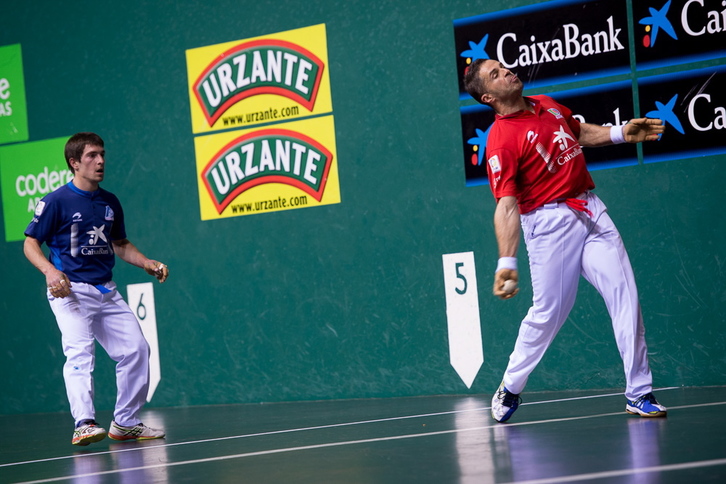 Aimar Olaizola, oso nagusi Labriten. (Iñigo URIZ / ARGAZKI PRESS)