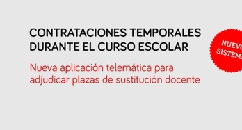 El Gobierno ha puesto en marcha un nuevo sistema de contratación temporal de docentes. (GOBIERNO DE NAFARROA)