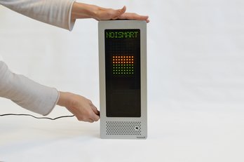 El aparato para medir el ruído Noisense.