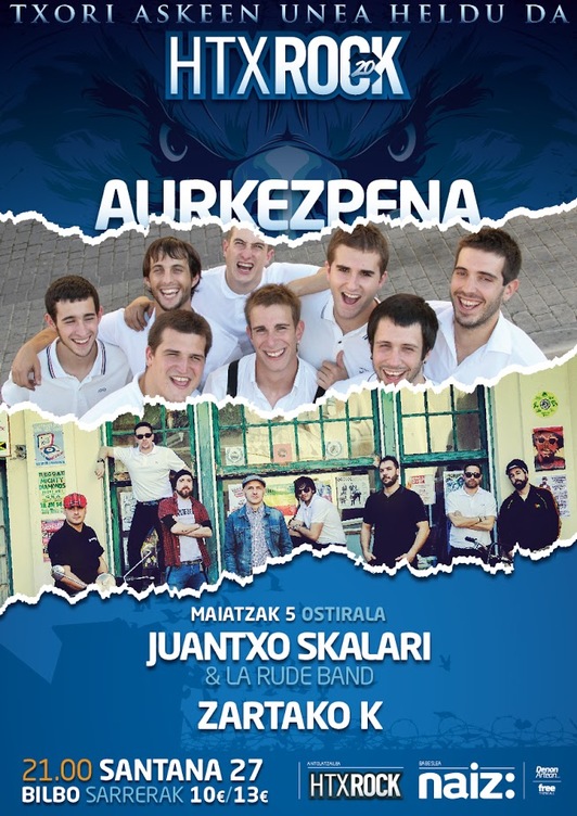 Hatortxu Rock 20 jaialdiaren aurkezpena Bilbon.