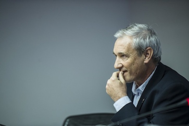 El consejero Aranburu ha criticado la actitud del Gobierno español al no pagar a Nafarroa los 82 millones de ajustes por imposición indirecta de 2016. (Jagoba MANTEROLA/ARGAZKI PRESS)