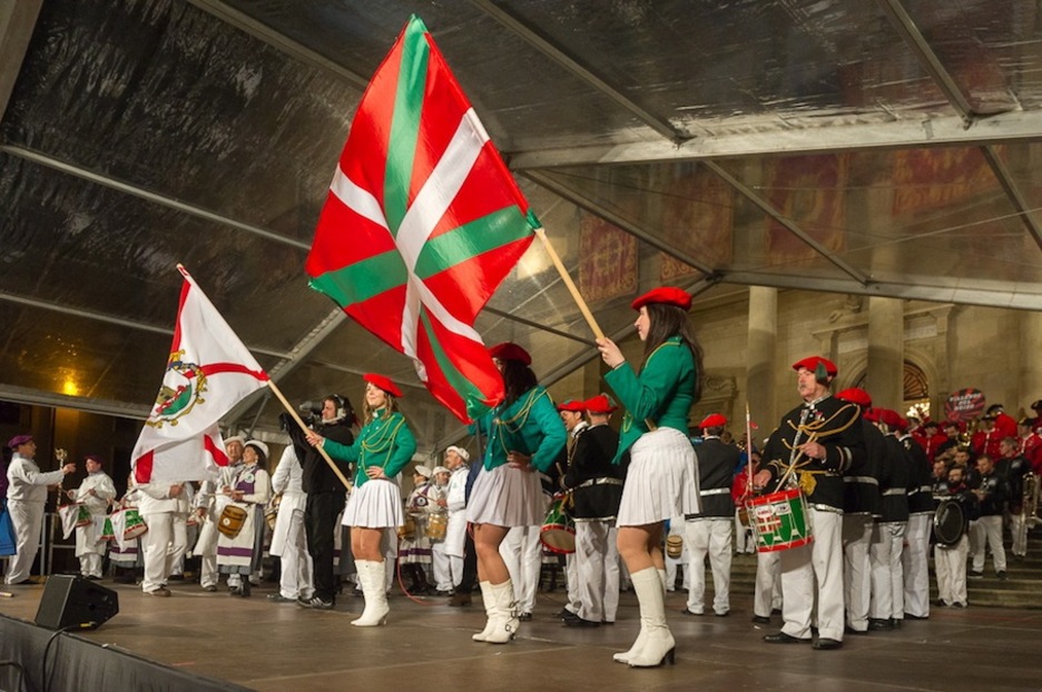 Tamborrada, al inicio de la fiesta de San Prudencio. (Juanan RUIZ-ARGAZKI PRESS)