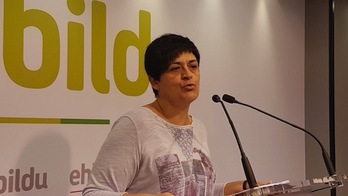 Marian Beitialarrangoitia, diputada de EH Bildu en el Congreso. (@ehbilducongreso)