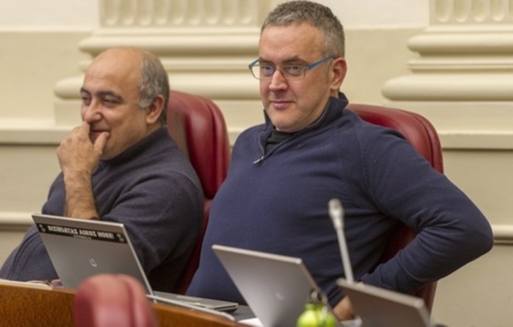 Koldo Martin, en un pleno de las Juntas Generales de Araba. (Juanan RUIZ-ARGAZKI PRESS)