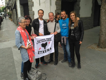 Xabier Aranburu, erdian, askatasuna berreskuratu ondoren. (@TurruneOndarroa)