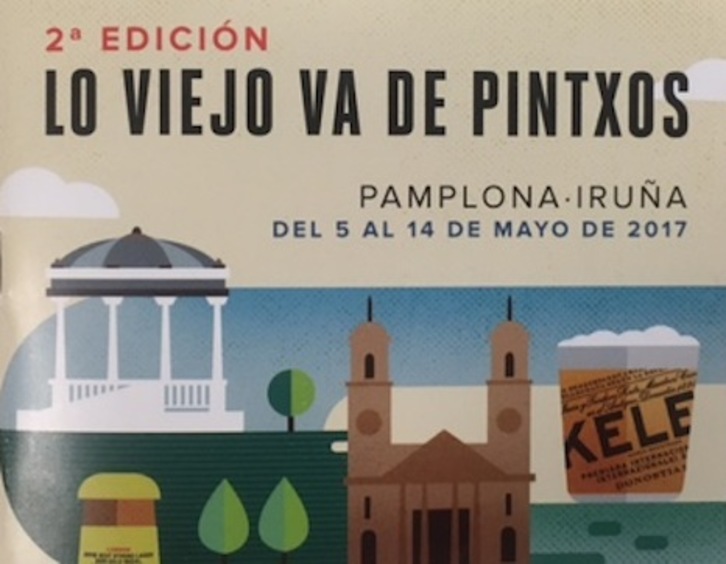 Cartel de la segunda edición de ‘Lo viejo va de pintxos’.