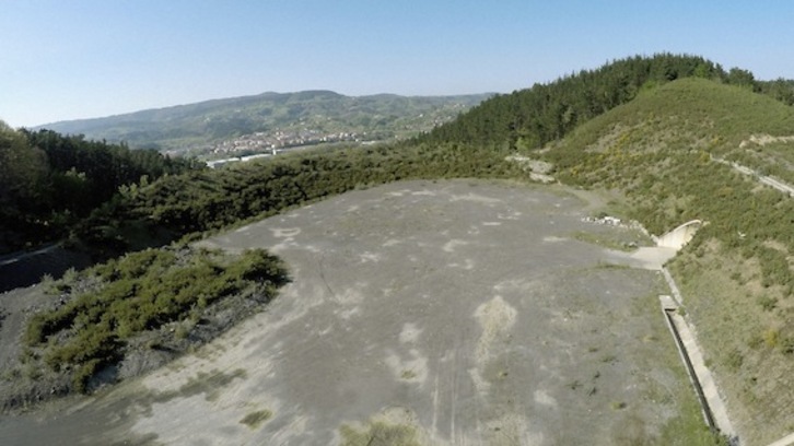  Terrenos en los que se prevé construir la incineradora de Zubieta. (Jagoba MANTEROLA/ARGAZKI PRESS)