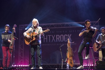 Leporaino bete du Benito Lertxundik Tolosako Leidor aretoa. (Juan Carlos RUIZ/ARGAZKI PRESS)