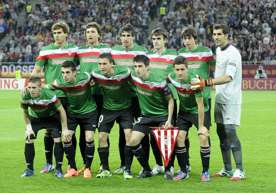 Once titular en Bucarest. (Monika DEL VALLE / ARGAZKI PRESS)
