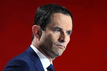 Benoît Hamon, excandidato del PS a las presidenciales. (Bertrand GUAY/AFP)