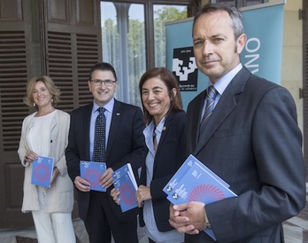 EHUko Uda Ikastaroen aurkezpena, Miramar Jauregian. (Jon URBE/ARGAZKI PRESS)