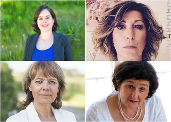 En haut : Sophie Bussière, Laurence Hardouin ; en bas : Caroline Oustalet, Colette Capdevielle © DR