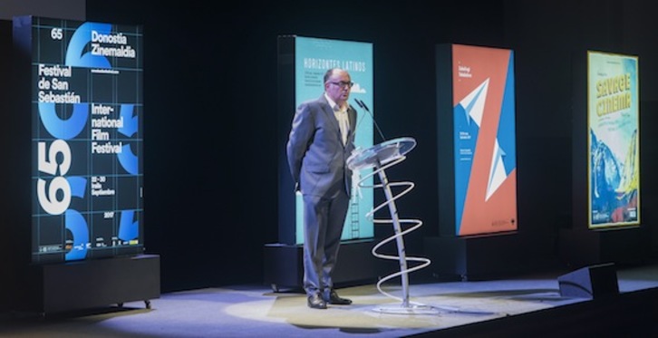 José Luis Rebordinos, director de Zinemaldia. (Andoni CANELLADA/ARGAZKI PRESS)