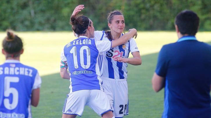 Bere azken partida jokatu du Aintzane Encinasek Zubietan. (@RealSociedad)