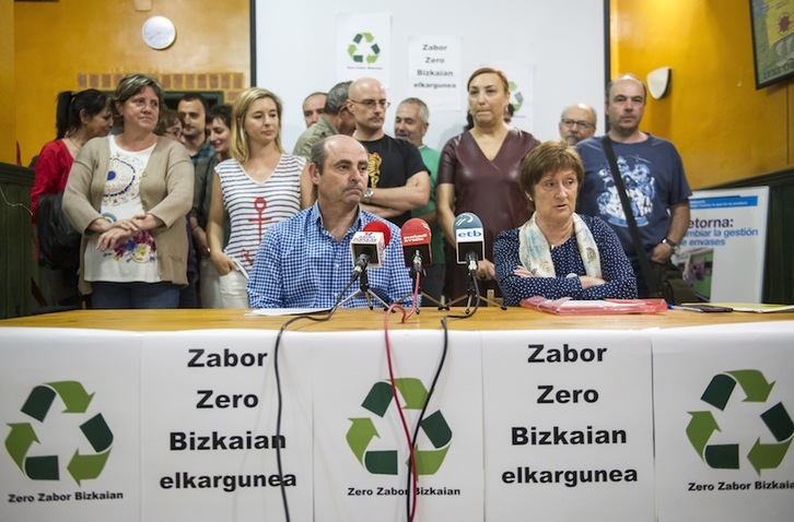 Presentación de la plataforma Zero Zabor Bizkaian. (Marisol RAMÍREZ/ARGAZKI PRESS)