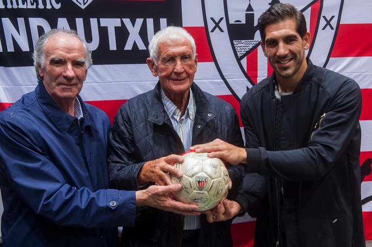 Iribar, Cedrun e Iraizoz, en Indautxu. (@GARA_jvivanco)