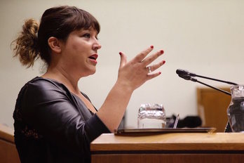 Larraitz Ugarte ha expuesto la postura de EH Bildu. (@ehbildu_legebil)