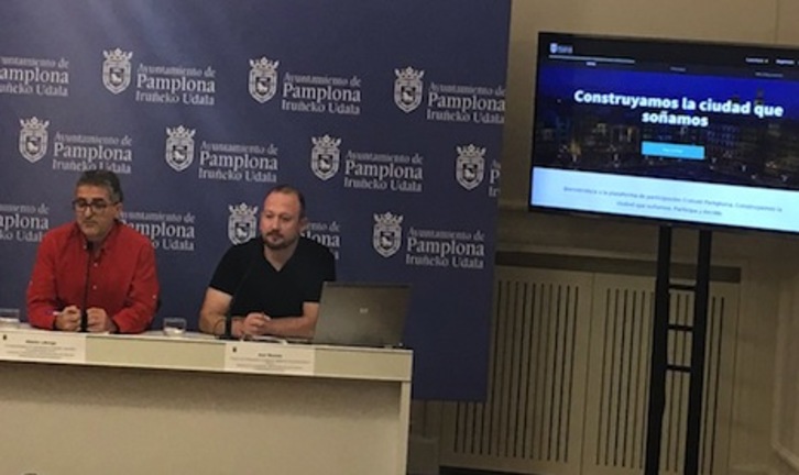 Presentación de ‘Erabaki’, una web del Ayuntamiento de Iruñea totalmente abierta a la participación ciudadana. (AYUNTAMIENTO DE IRUÑEA)