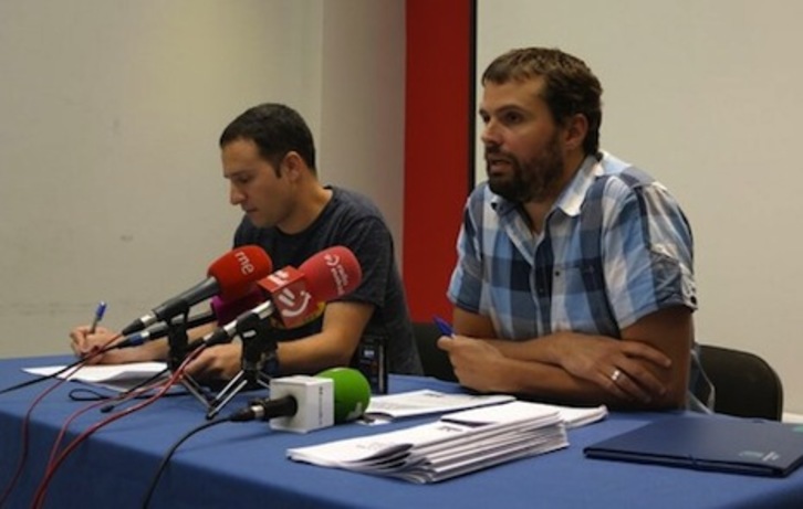 Comparecencia de ELA y LAB para pedir el fin del Consejo del Diálogo Social. (ELA)