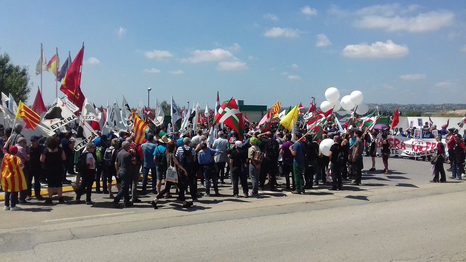 Picassent, durante el acto. (@SortuEskoriatza)