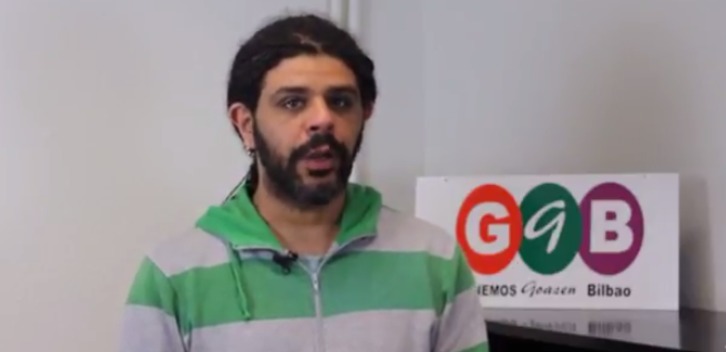 El portavoz de Goazen Bilbao, Francisco Samir Lahdou.