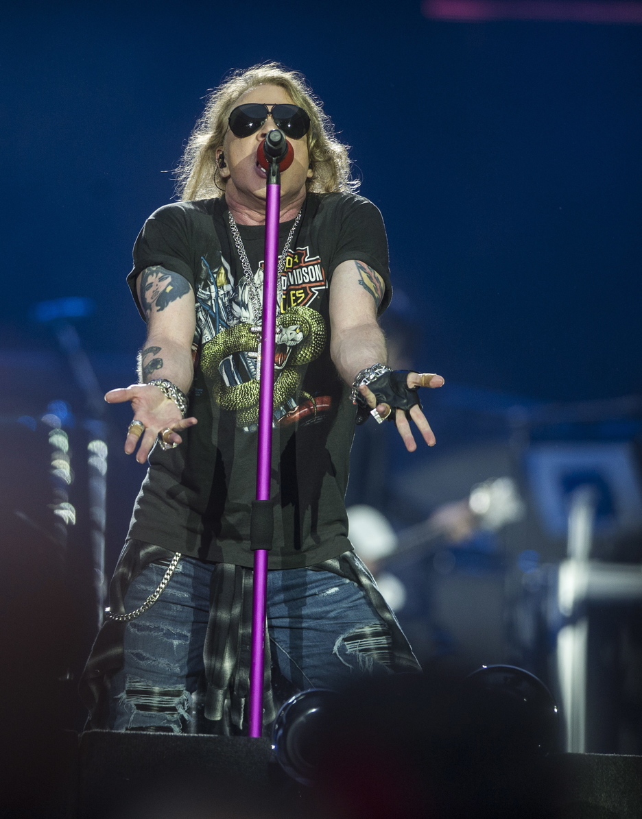 Axl Rose, cantante de Guns N'Roses. (Marisol RAMIREZ / ARGAZKI PRESS)
