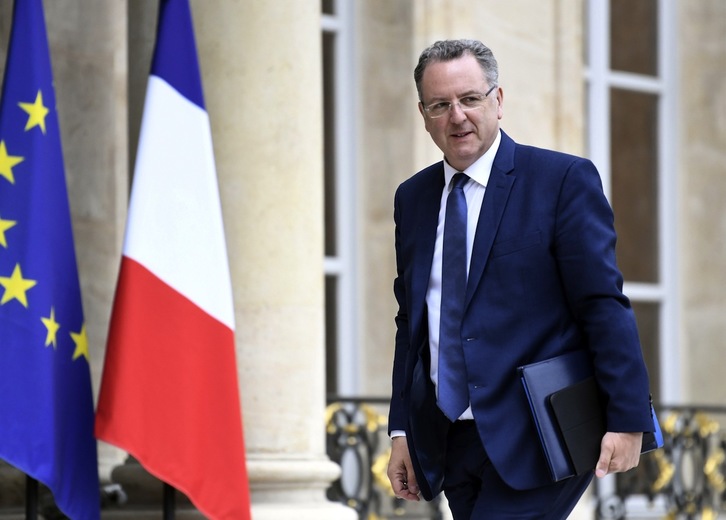 Richard Ferrand es uno de los cargos más cercanos al presidente Emmanuel Macron. (Stéphane DE SAKUTIN/AFP POHOTO)